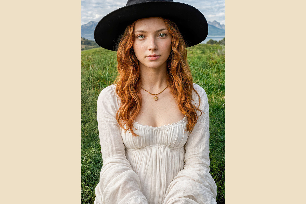 Enchanting Orchard Maiden Portraits, a Person Illustration by StockVerse Creative (Photo 3 of 4)