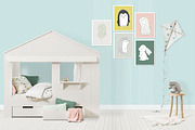 Kids Room Wall/Frame Mock Up 17, a Print Template by Whimsicality (Thumbnail 2 of 6)