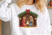 Nativity Scene Christmas Png, an Illustration by Craft Nest (Thumbnail 5 of 6)