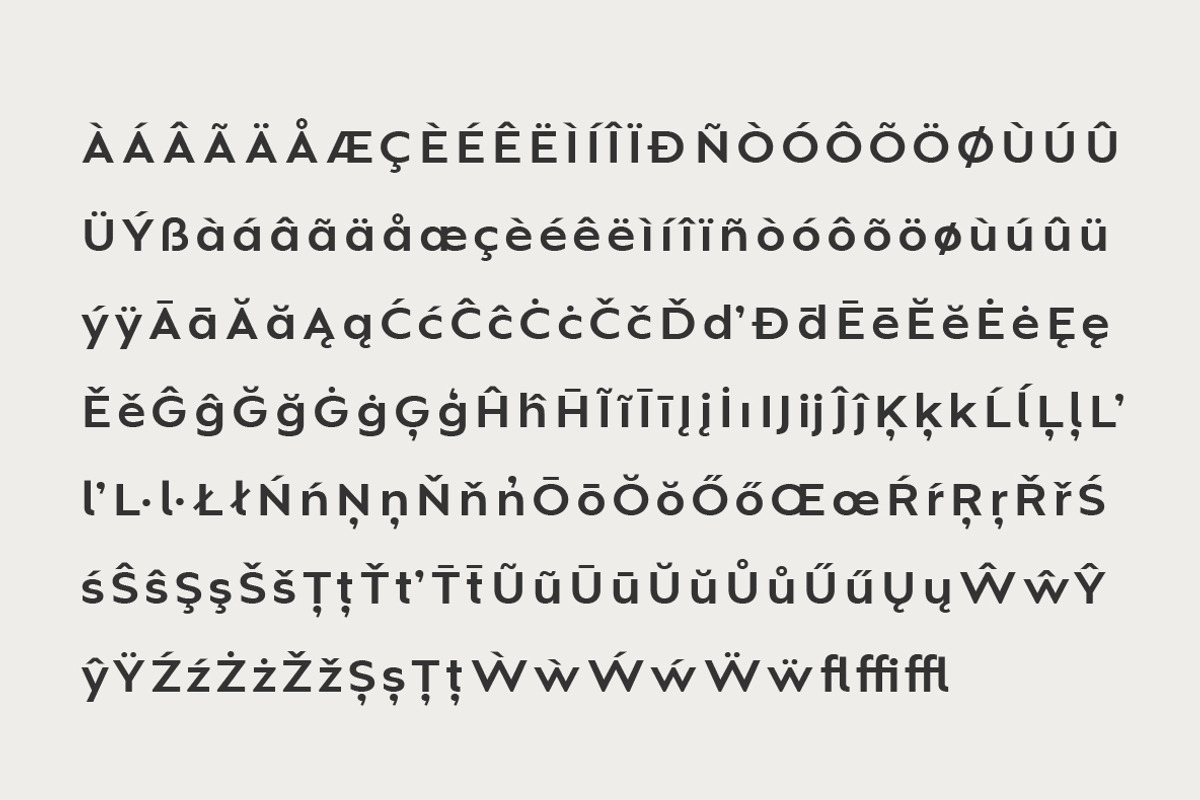Mosafin Sans Serif Font Family, a Sans Serif Font by Yukita Creative (Photo 12 of 12)
