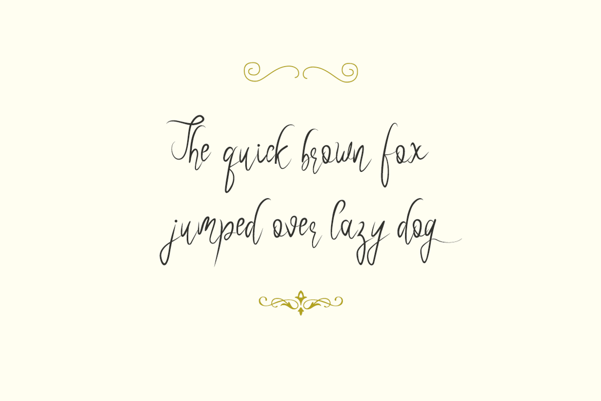 Roselind Font + Swashes & Ornaments preview 2