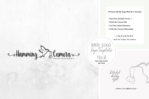 Bird Logo -Sketchy Artistic style 8