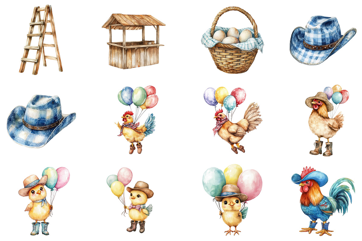 Baby Chick Clipart Bundle, an Illustration by CitraGraphics (Photo 4 of 5)