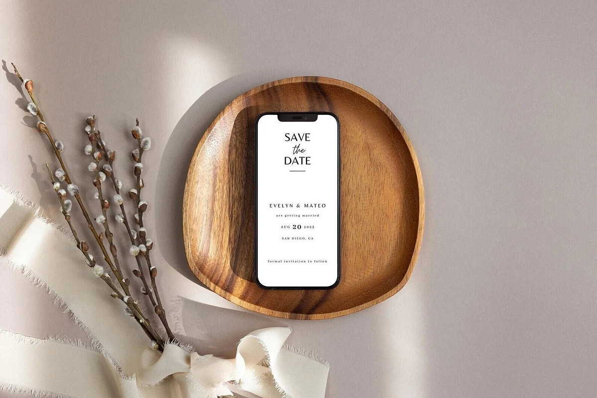 Save the Date Digital Invitation, an Invitation Template by LucaTheme (Photo 1 of 5)