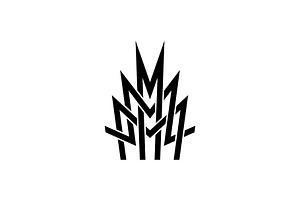 Initials Letter MMM Logo, a Branding & Logo Template by Buqancreative