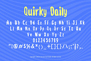 Quirky Daily — Playful Display Font, a Handwritten Font by Claymoon Lab (Thumbnail 4 of 14)