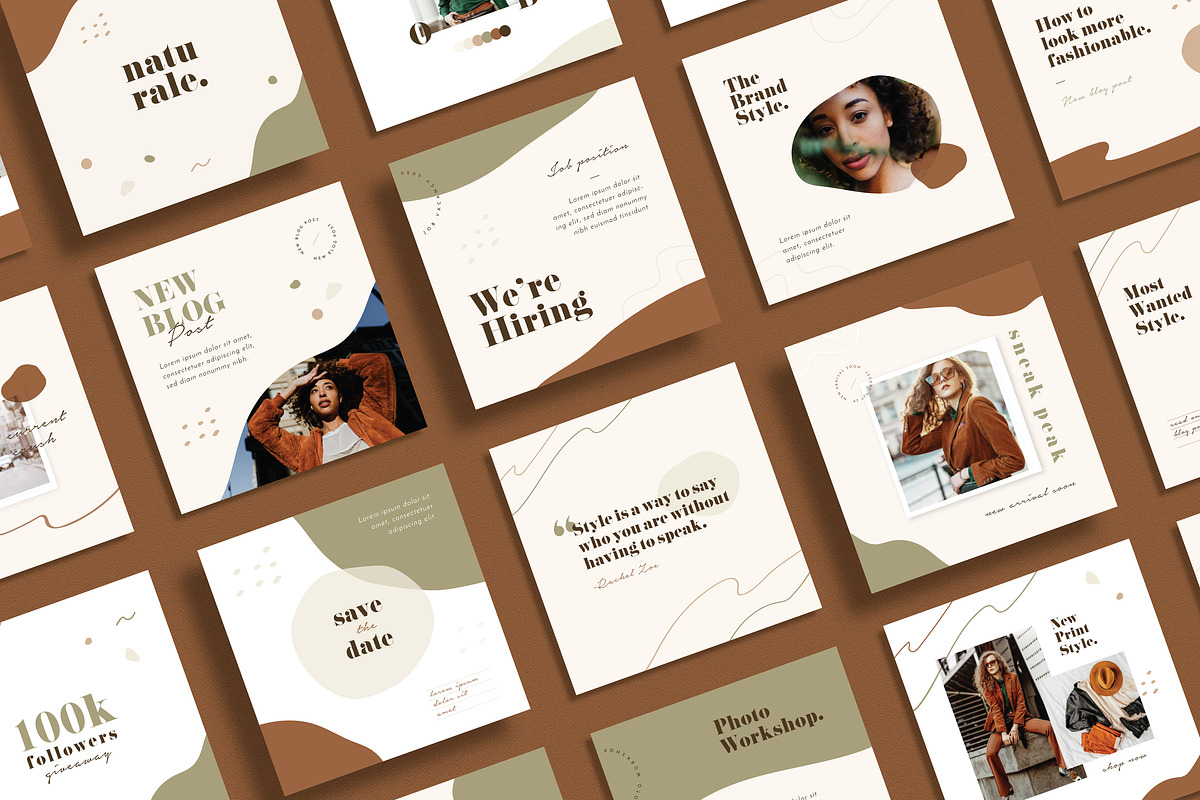 Naturalè - Instagram Stories & Post, a Social Media Template by Vynetta (Photo 7 of 15)