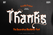 Cestizlav - Decorative Blackletter, a Blackletter Font by Dhabee (Thumbnail 6 of 18)