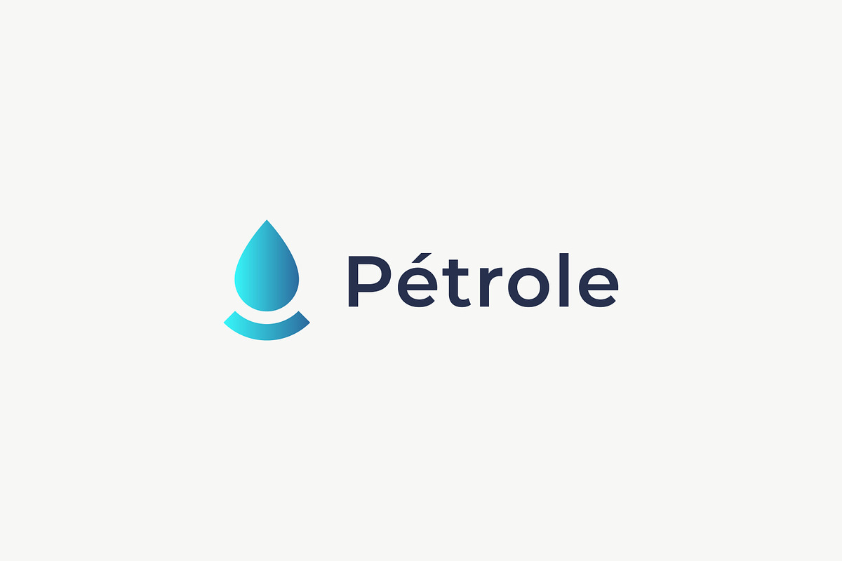 Water or Oil Drip Simple Modern Logo, a Branding & Logo Template by Signatoro (Photo 2 of 2)