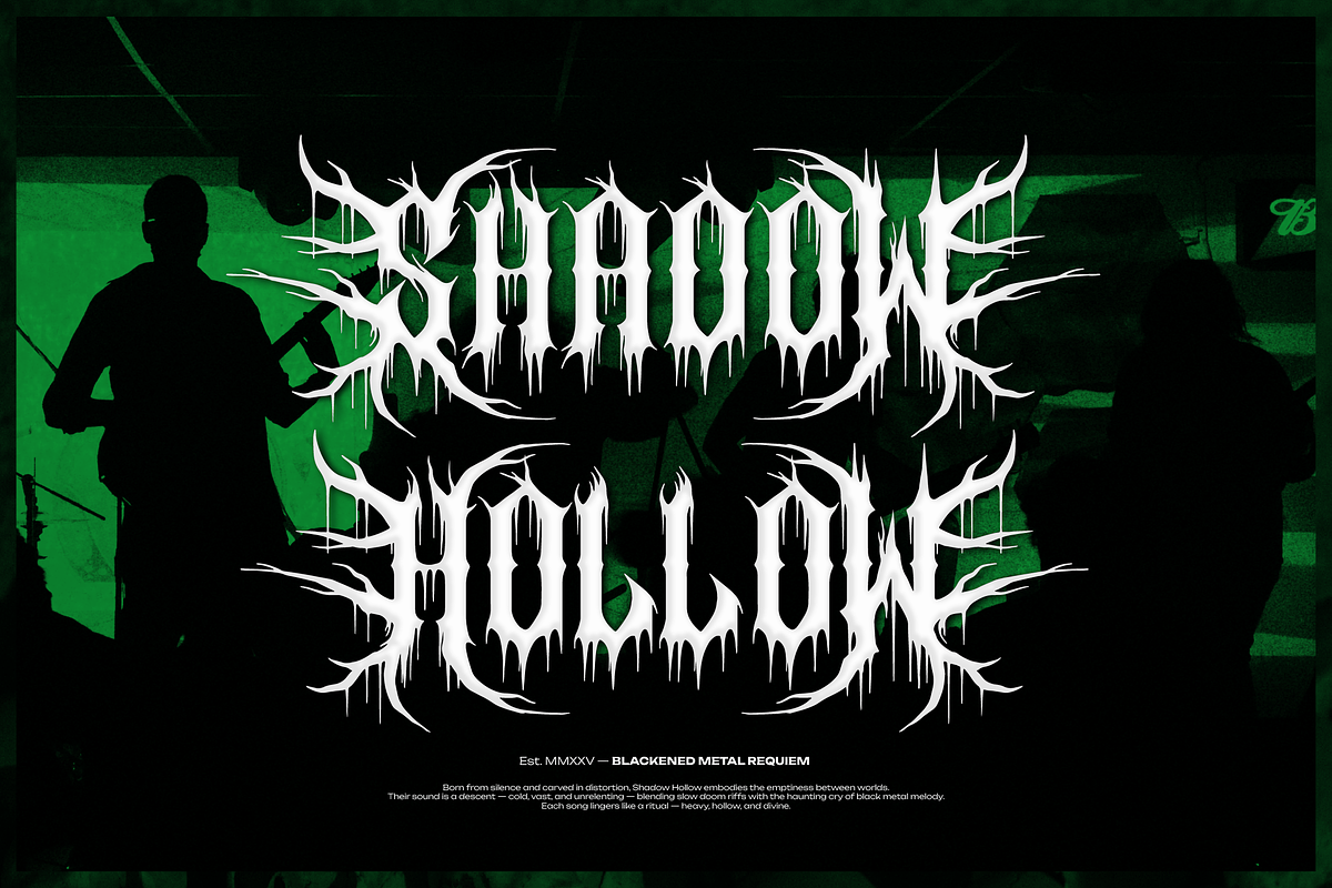 Erethyl | Black Metal Font, a Blackletter Font by Denustudios (Photo 2 of 12)