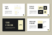 Brand Guideline With Gold Accent, a Presentation Template by Mighty-Slide (Thumbnail 4 of 6)