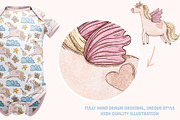 Fantasy Unicorn Collection, a Decorative Illustration by Artalia (Thumbnail 5 of 6)