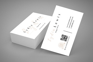 Business Card Template QR Code, a Business Card Template by FakhiiDesigns