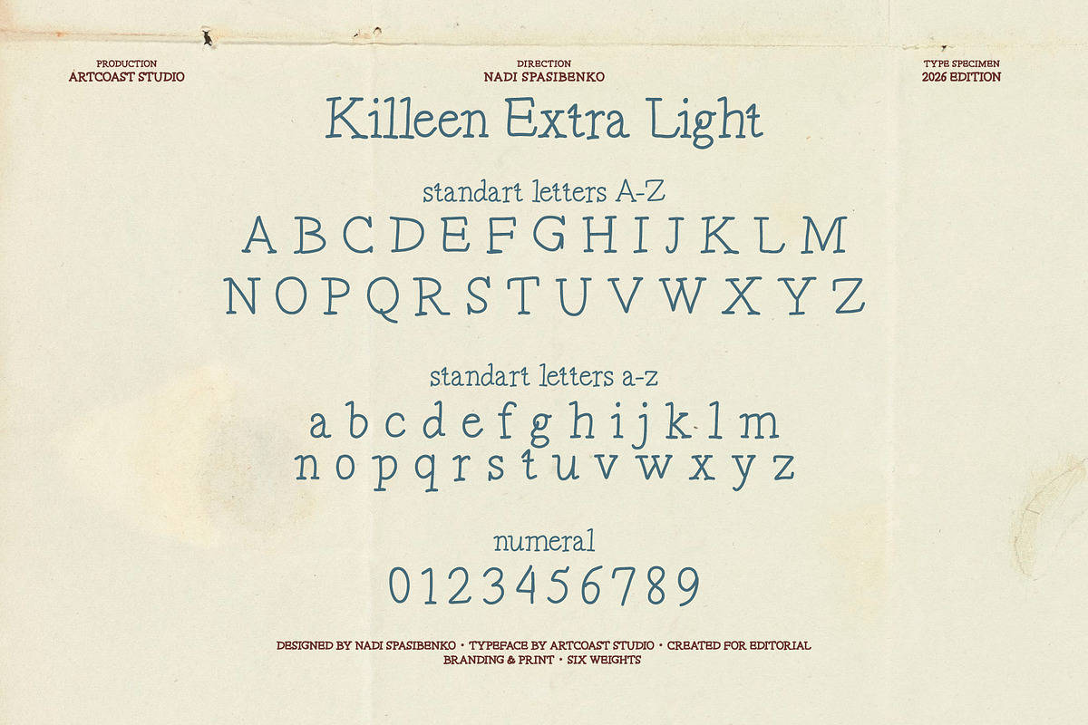 Killeen Font Family, a Serif Font by nadispasibenko (Photo 8 of 12)