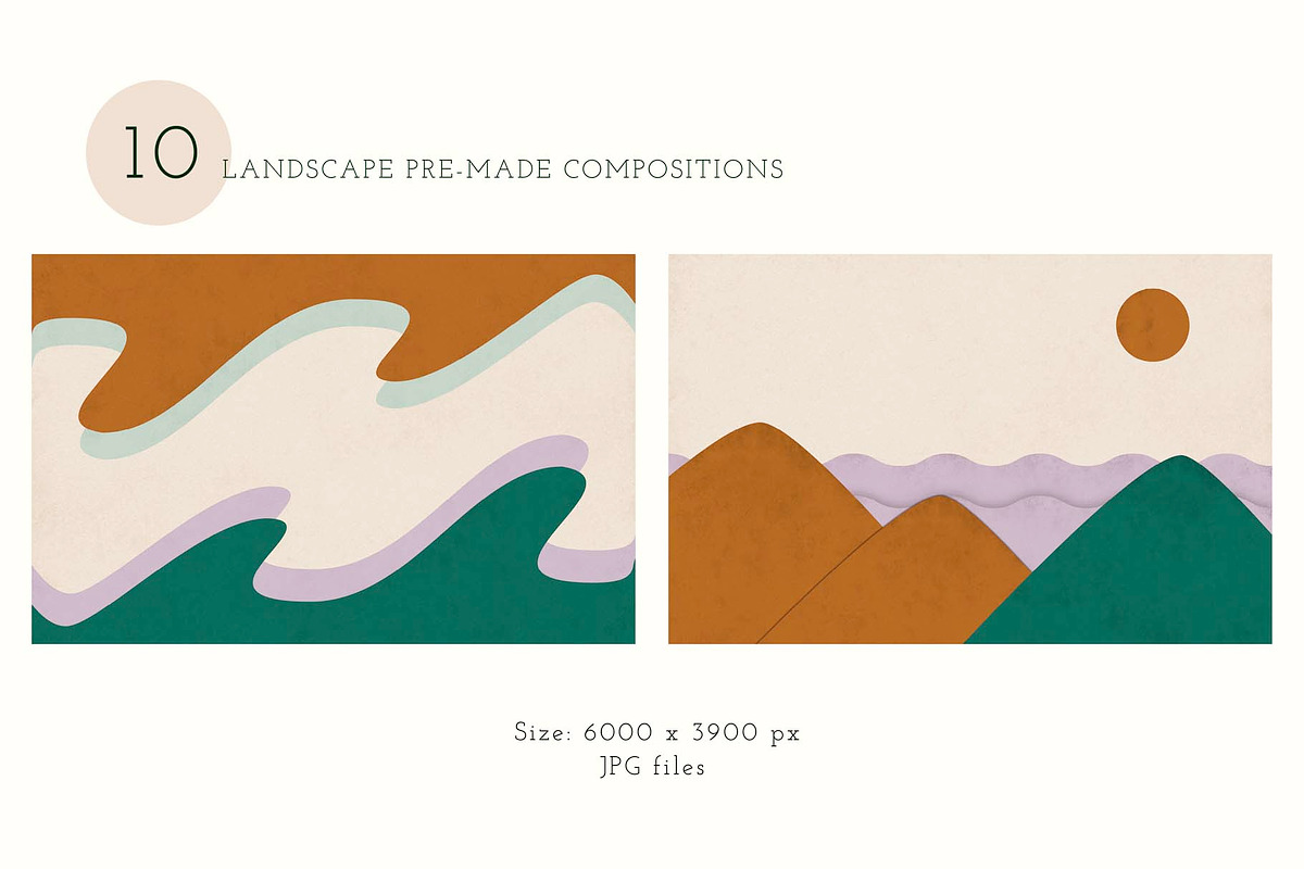 Pre-Made Shapes & Compositions, an Illustration by All This Concept (Photo 5 of 16)