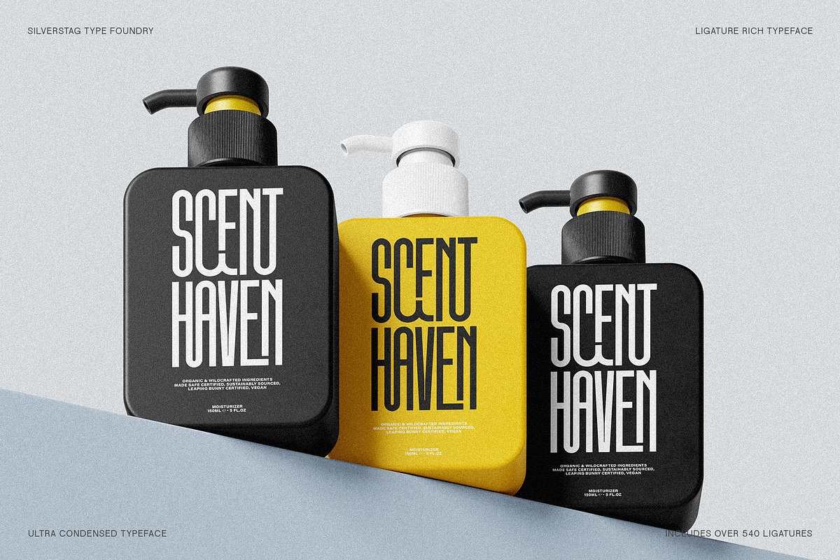 First Contact - 16 Fonts in One Pack, a Sans Serif Font by SilverStag Type Foundry (Photo 11 of 30)