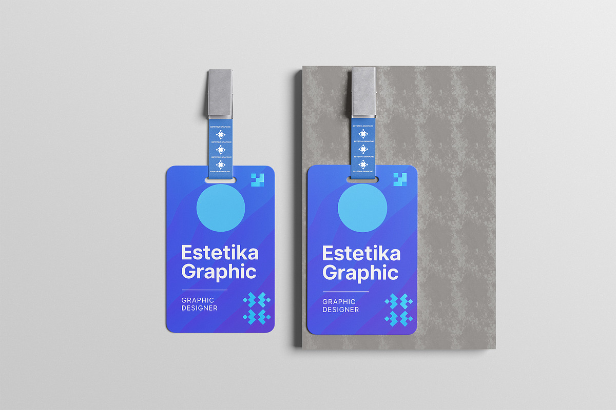 ID Card Mockup, an Advertising Mockup by Afif_studio (Photo 4 of 5)