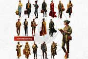 Golden Hour Travelers characters, a Decorative Illustration by ThatsDesignArt (Thumbnail 8 of 19)