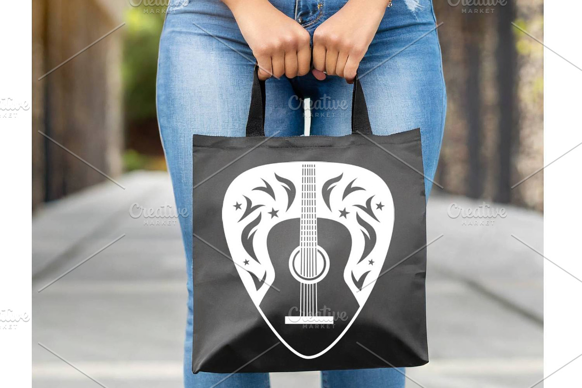 Guitar SVG Guitar pick Silhouette, a Graphic by TanchaArt (Photo 4 of 6)