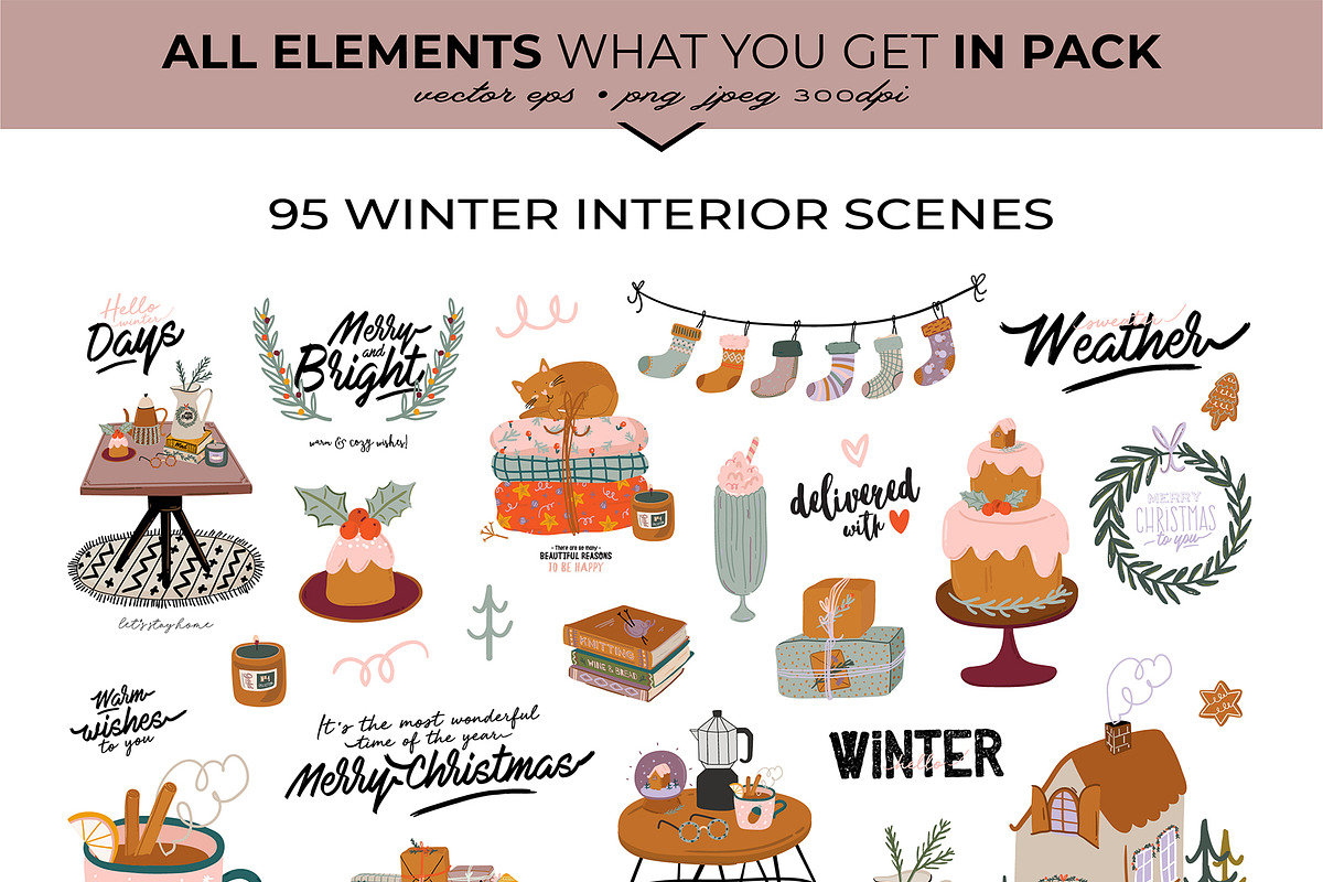 Home INTERIOR & House DECOR BUNDLE, an Object Graphic by Ruslana Lubenets (Photo 38 of 41)