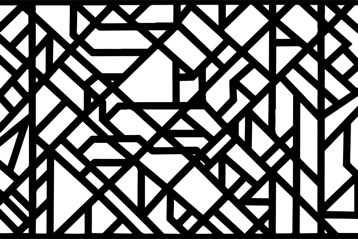 Geometric Laser Cut Panel Set, an Object Graphic by jahid234 (Photo 10 of 13)