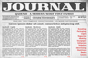 Qadesh - Serif font family, a Serif Font by Artistic & Unique (Thumbnail 10 of 15)