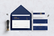 Elegant Navy Wedding Suite, an Invitation Template by Azka Creative (Thumbnail 3 of 4)