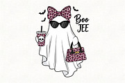 Halloween Boo-Jee Ghost Sublimation, an Illustration by CraftArtStudio (Thumbnail 1 of 4)