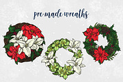 Festive Florals, a Seasonal Illustration by melissadn (Thumbnail 6 of 14)