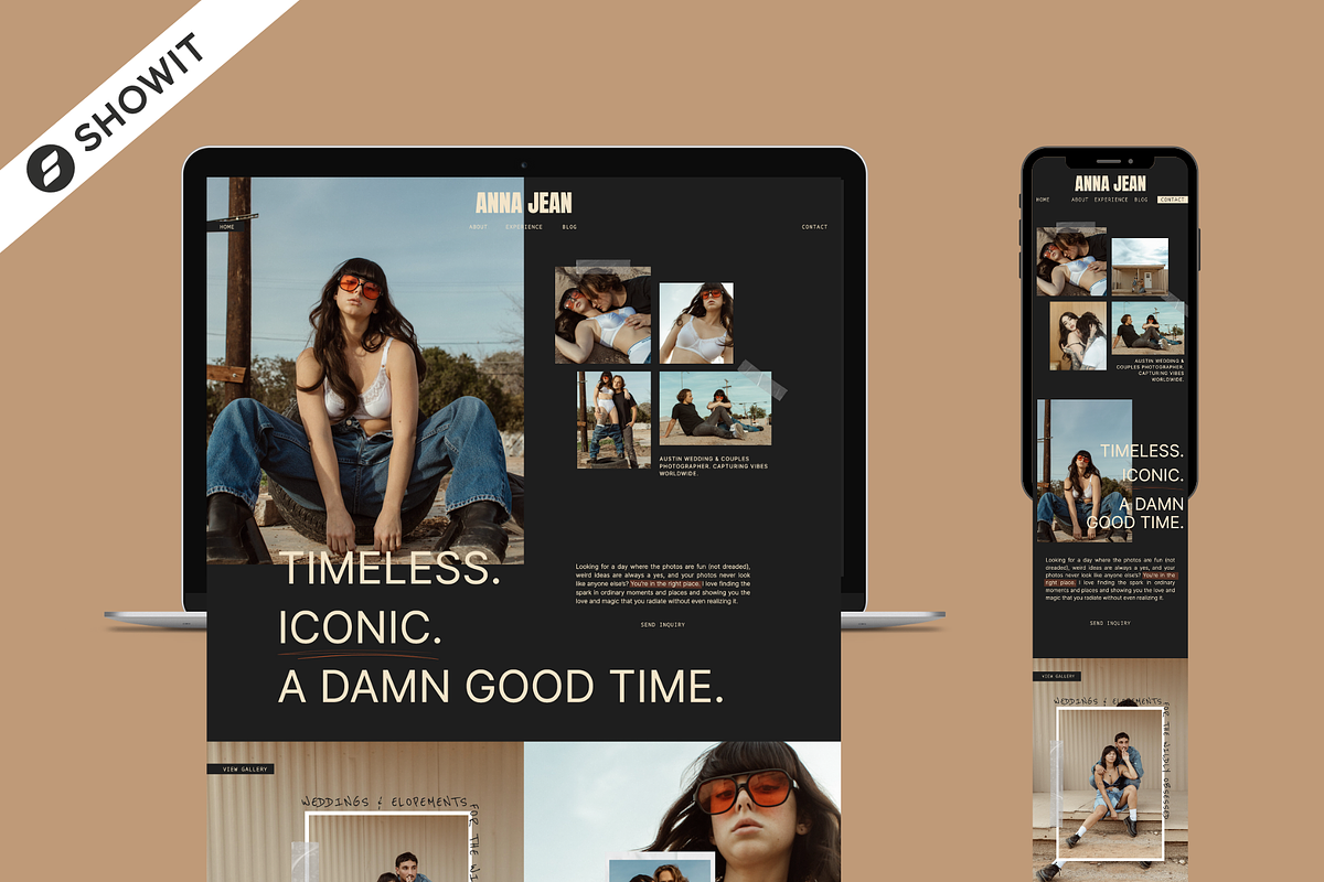 Showit Website Template | Anna Jean, a Wireframe Template by Seventh Made (Photo 1 of 4)