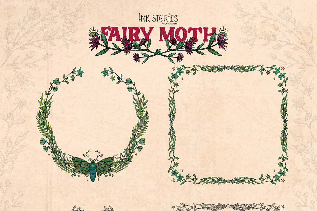 Fairy Moth, an Animal Illustration by Ink Stories (Photo 24 of 27)