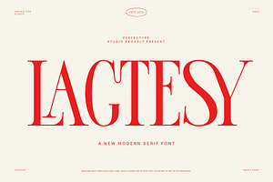 Lagtesy Elegant Serif Font, a Serif Font by Perfectype
