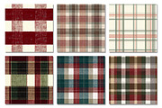 Christmas Plaid Seamless Pattern, a Texture Graphic by Dream Creation (Thumbnail 2 of 7)