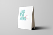 Table Tent Mockups, a Product Mockup by artimasa (Thumbnail 1 of 5)