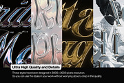 Chrome Text Effects Bundle 02, a Layer Style Add-On by Hyperpix Productions (Thumbnail 8 of 48)