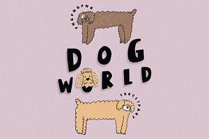 Dog World, an Animal Illustration by Aleks.Flaks