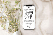 Obsidian - Wedding Invitation Suite, an Invitation Template by CinderHeart Designs (Thumbnail 3 of 10)