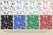 Las Vegas Toile de Jouy Pattern, a Background Graphic by Hughes Studio (Thumbnail 8 of 11)