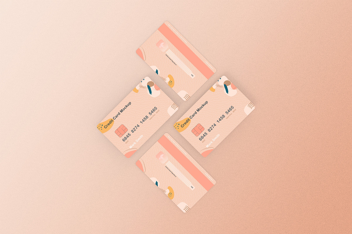 Credit Card Mockups Set | 51 PSD, a Print Template by ExplicitConcepts (Photo 15 of 51)