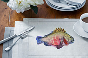 Watercolor Fish Clipart (big set), a Decorative Illustration by Sunshine Art Shop (Thumbnail 6 of 13)