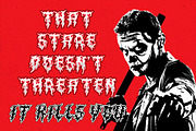CS Masked – Black Metal Font, a Blackletter Font by Craft Supply Co. (Thumbnail 7 of 8)