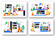 10 Book Store Illustration, an Education Illustration by denayunebgt (Thumbnail 3 of 4)