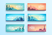 Famous Cities Landscape Collection, an Illustration by Chuhastock (Thumbnail 7 of 15)