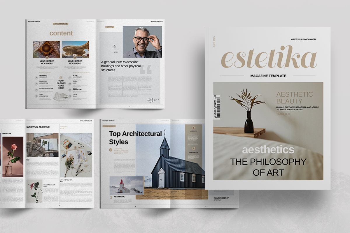 Lifestyle Magazine Layout, a Magazine Template by Boris Cupac (Photo 1 of 7)