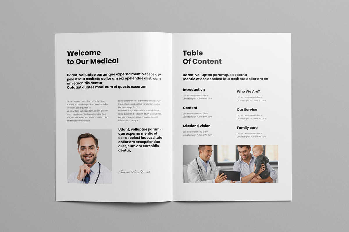 Medical Brochure Template, a Brochure Template by Pixelpick (Photo 2 of 9)