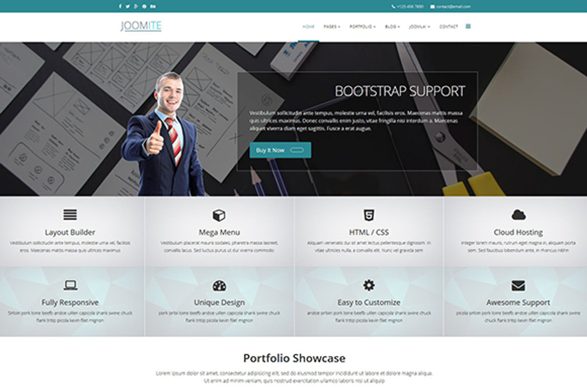 Joomite Non-Profit Joomla Template, a Websites & App Template by PCMShaper