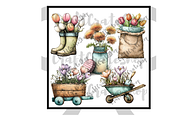 Spring Flowers Clipart Pack, an Illustration by CraftCrateShop (Thumbnail 4 of 7)