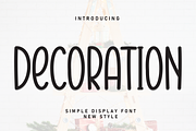 Decoration | Script Font, a Script Font by Scratchones (Thumbnail 1 of 8)