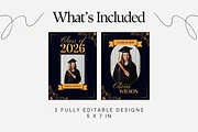 Graduation Announcement Template, a Card Template by Anna Design Studio (Thumbnail 2 of 5)