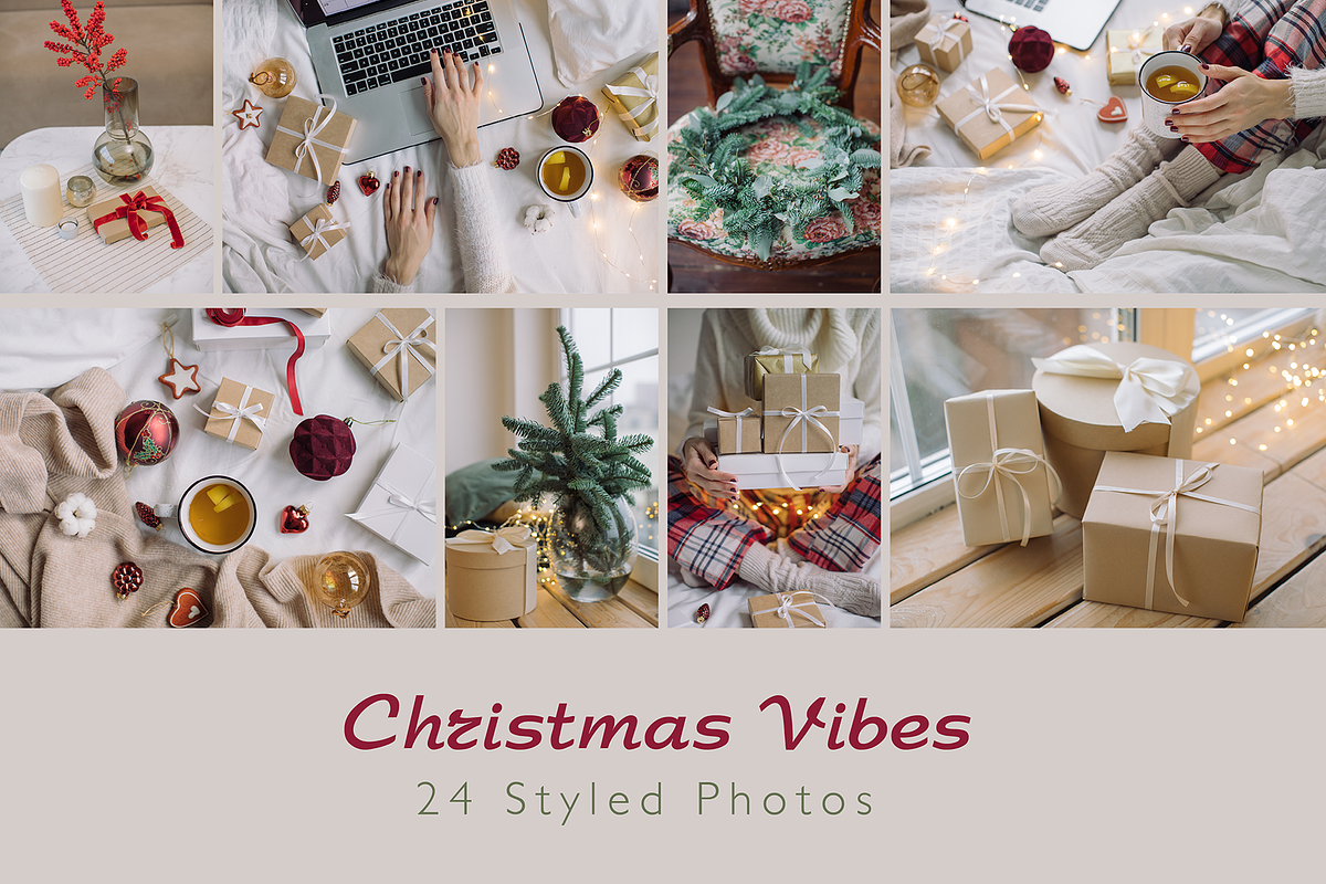 Christmas Vibes#1 | 24 Styled Photos, a Holiday Photo by Nina Stock Photos (Photo 1 of 12)